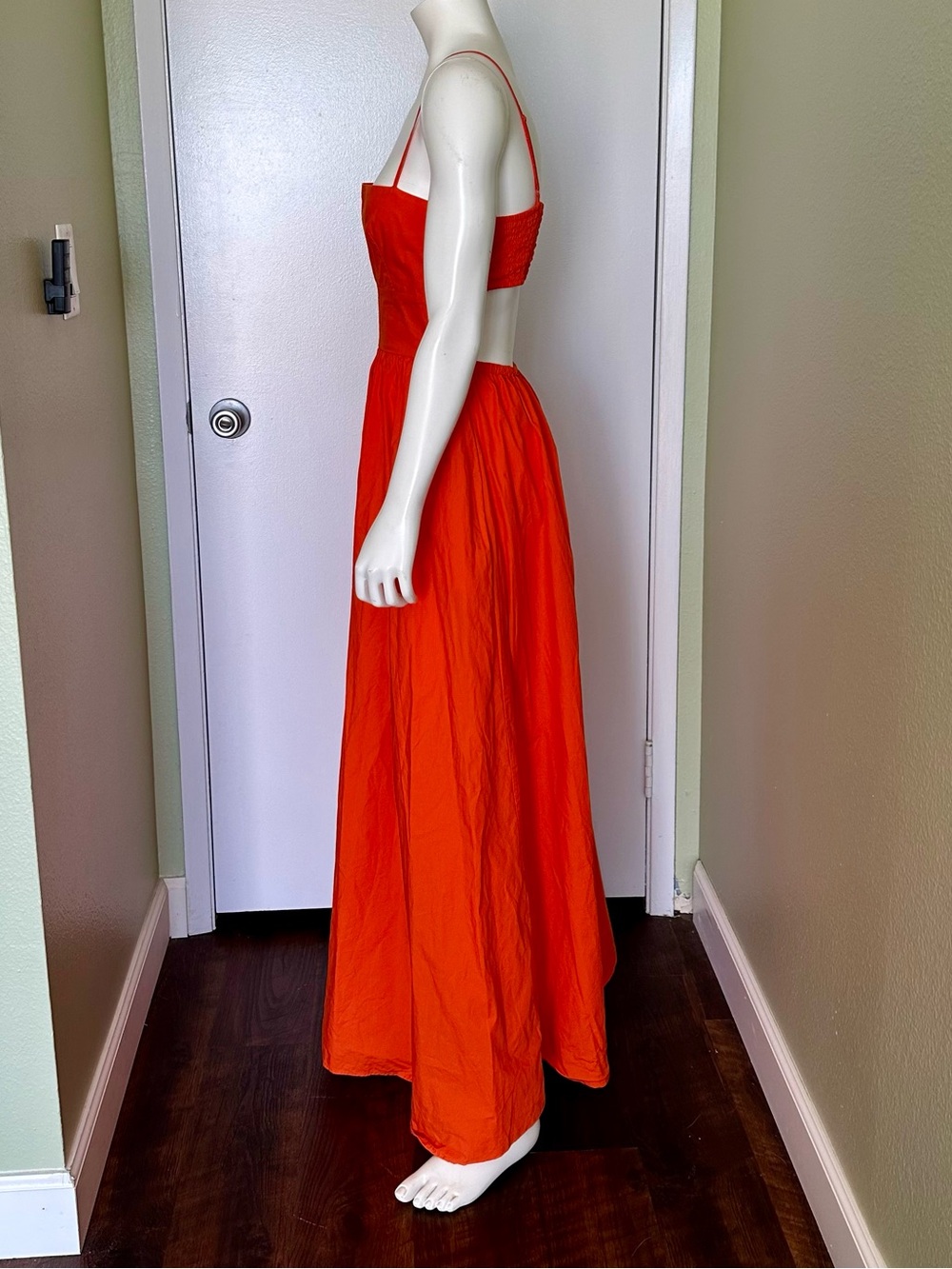 Susana Monoco Orange Spaghetti Strap Maxi Dress - Picture 5 of 8